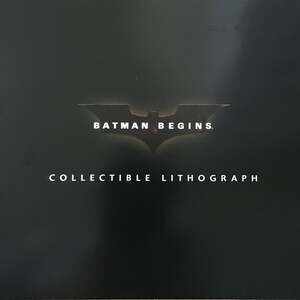 NEW Batman Begins 2005 Promo Lithograph ~ Fast Free Shipping !
